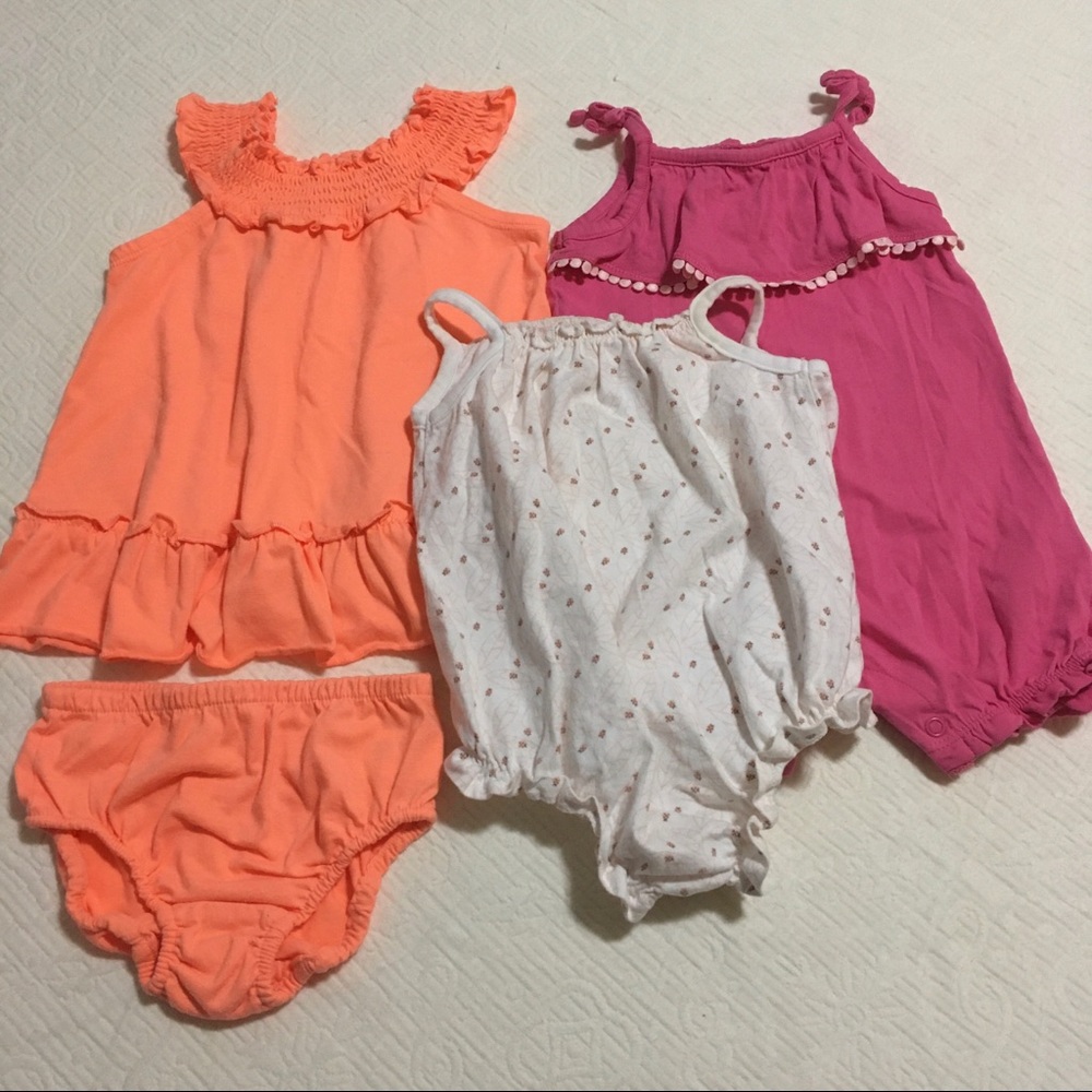 6-12m (4/$20) Summery Sunsuit 3-Pack by Joe Fresh